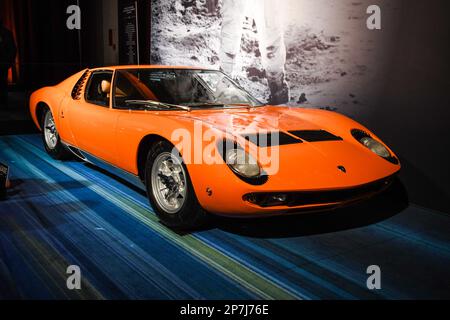 Supersportwagen im Toronto Metro Convention Centre ausgestellt Stockfoto