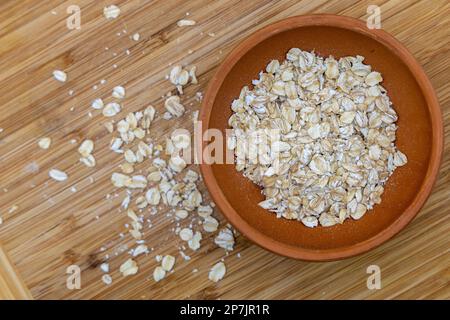 Haferflocken Stockfoto