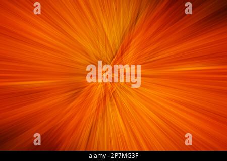 Abstrakter roter und orangefarbener Explosionshintergrund Stockfoto