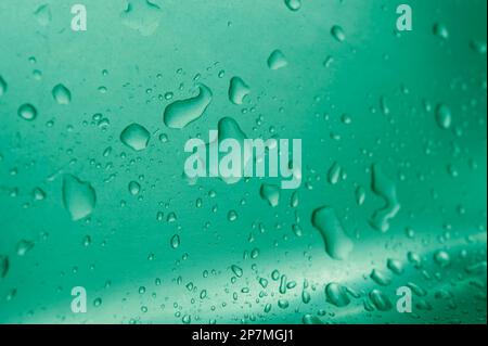 Tropfen des Wassers hautnah Stockfoto
