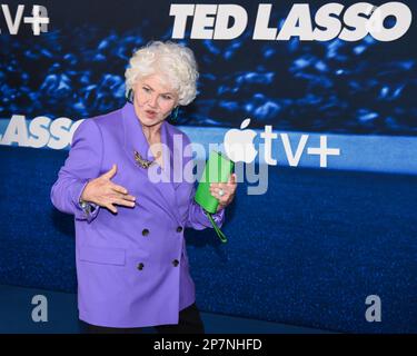 7. März 2023, Westwood, Kalifornien, USA: Annette Badland nimmt an der Apple Original Series „Ted Lasso“ Season 3 Premiere Teil. (Kreditbild: © Billy Bennight/ZUMA Press Wire) NUR REDAKTIONELLE VERWENDUNG! Nicht für den kommerziellen GEBRAUCH! Stockfoto