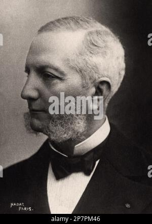 1890 Ca , Paris , FRANKREICH : der gefeierte französische Wissenschaftler Doktor Jean Casimir Felix GUYON ( 1831 - 1920 ) , Foto von Nadar , Paris . - foto storiche - foto storica - scienziato - Scienziato - Scientist - Portrait - ritratto - FRANCIA - barba - Bart - Cravatta - Krawatte - papillon - profilo - profile - DOTTORE - MEDICO - MEDICINA - Medicine - SCIENZA - SCIENCE - UROLOGIE - UROLOGE - UROLOGO - UROLOGIA --- Archivio GBB Stockfoto