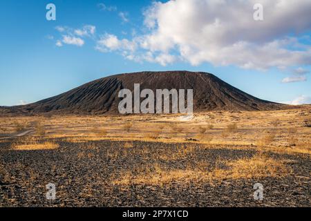 Amboy-Krater im Südosten Kaliforniens Stockfoto