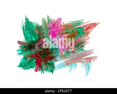 Betreten Sie das bezaubernde Reich der künstlichen Fractals begeben Sie sich auf eine Reise unendlicher Komplexität und entdecken Sie die faszinierende Schönheit von Mathematikdesign Stockfoto