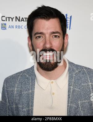 08. März 2023 - Beverly Hills, Kalifornien - Drew Scott. Habitat LA 2023 Los Angeles Builders Ball bei c. (Bild: © Billy Bennight/AdMedia via ZUMA Press Wire) NUR REDAKTIONELLE VERWENDUNG! Nicht für den kommerziellen GEBRAUCH! Stockfoto