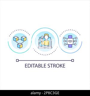 Metaverse Opportunities for Users (Metaversion-Opportunities für Benutzer) Stock Vektor