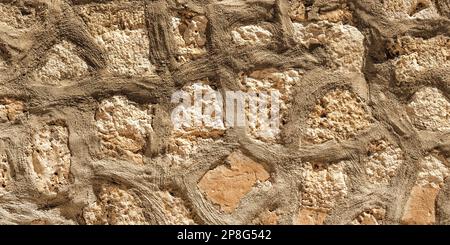 Strukturierter Hintergrund Mit Natürlichen Steinwänden Stockfoto