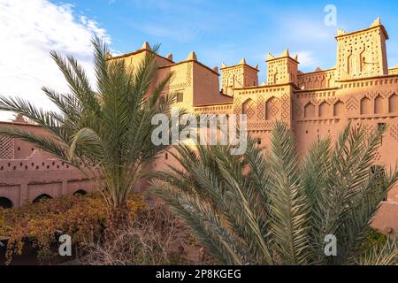 Amridil Kasbah in Marokko, sonniger Tag Stockfoto