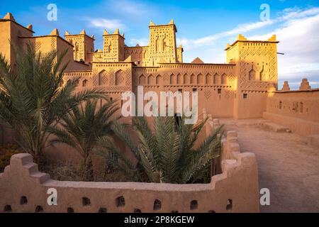 Amridil Kasbah in Marokko, sonniger Tag Stockfoto