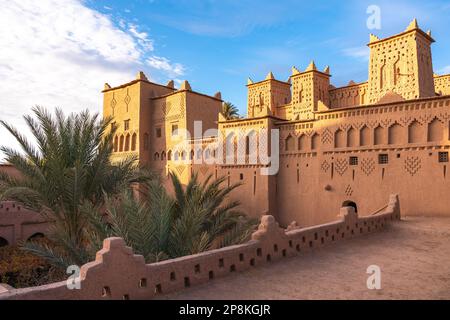 Amridil Kasbah in Marokko, sonniger Tag Stockfoto