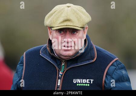 Aktenfoto vom 28.-02-2023 von Nicky Henderson, der auf königliche Genehmigung hofft, am märz zu Cheltenham Riches Ausgabedatum: Donnerstag, 9. März 2023. Stockfoto