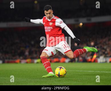 01. März 2023 - Arsenal/Everton - Premier League - Emirates Stadium Gabriel Martinelli von Arsenal während des Premier League-Spiels im Emirates Stadium, London. Bild : Mark Pain / Alamy Live News Stockfoto