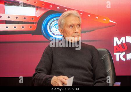 01/23/2019 Turin (Italien) Marcello Gandini im Automobilmuseum Turin Anlässlich der Präsentation der Ausstellung gewidmet Zu ihm Stockfoto