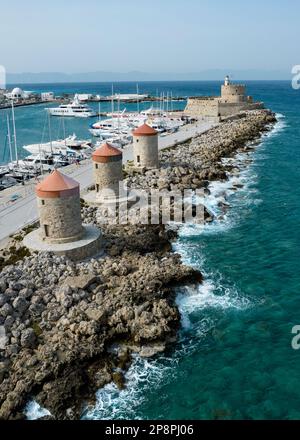 Griechische Hafen Stockfoto