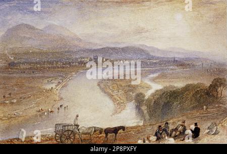 Melrose 1831 von Joseph Mallord William Turner Stockfoto