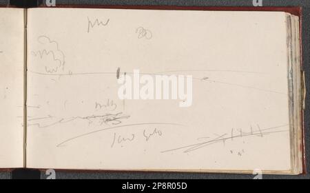 Das Channel Sketchbook, circa 1845, von Joseph Mallord William Turner Stockfoto