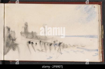 Das Channel Sketchbook, circa 1845, von Joseph Mallord William Turner Stockfoto