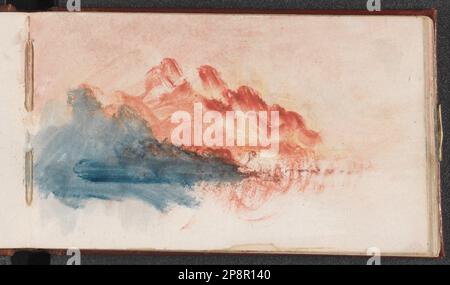 Das Channel Sketchbook, circa 1845, von Joseph Mallord William Turner Stockfoto