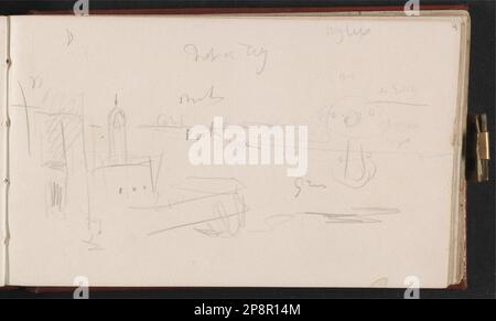 Das Channel Sketchbook, circa 1845, von Joseph Mallord William Turner Stockfoto