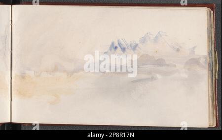 Das Channel Sketchbook, circa 1845, von Joseph Mallord William Turner Stockfoto