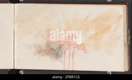 Das Channel Sketchbook, circa 1845, von Joseph Mallord William Turner Stockfoto