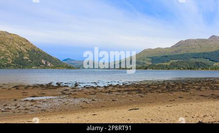 Airds Bay Loch Etive im schottischen Hochland Stockfoto