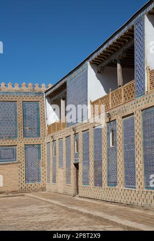 Das Konkubinenviertel, Tash Khauli Palast, 1830, Ichon Qala, Khiva, Usbekistan Stockfoto