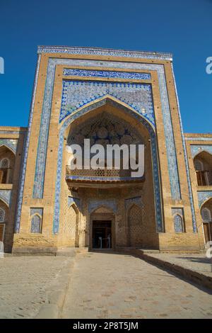 Kutlug Murad Inaka Madrasah, Ichon Qala, UNESCO-Weltkulturerbe, Khiva, Usbekistan Stockfoto