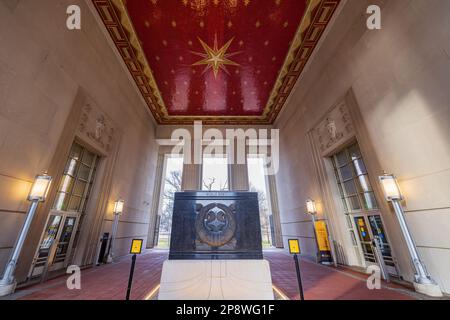 Außenansicht des Soldiers Memorial Military Museum in St. Louis, Missouri Stockfoto