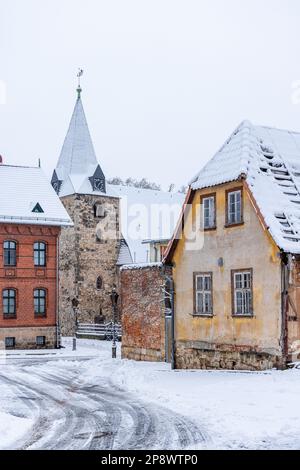 Impressionen aus Ballenstedt im Harz Stockfoto