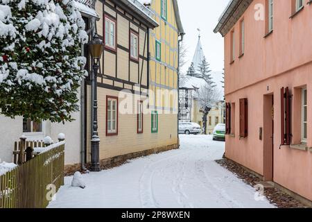 Impressionen aus Ballenstedt im Harz Stockfoto