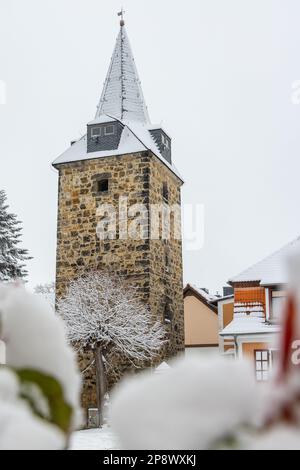 Impressionen aus Ballenstedt im Harz Stockfoto