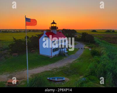 East Point Lighthouse Delaware Bay, NJ, USA Stockfoto