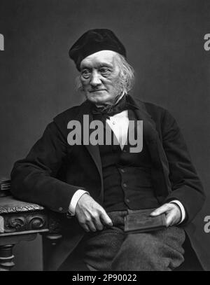 Sir Richard Owen (1804-1892), englischer Biologe, vergleichender Anatom, Paläontologe und Gegner von Darwins Evolutionstheorie durch natürliche Selektion. Stockfoto