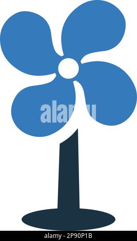 Kühler, Tischlüfter-Symbol. Wunderschöne, sorgfältig gestaltete Ikone. Gut organisierte und editierbare Vektor für jede Verwendung. Stock Vektor
