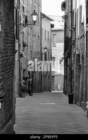 Città della Pieve (Italien) - Eine eindrucksvolle Altstadt in der Provinz Perugia, Umbrien, mit Renaissance-Architektur. Hier ist das historische Zentrum Stockfoto