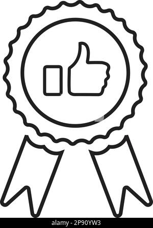 Symbol für das Reputationsmanagement. Gut organisiert einfache Vektor und akribisch Design. Stock Vektor