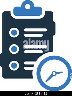 Planungssymbol. Editierbare Vektor-EPS. Akribisch Design und gut organisiert einfachen Vektor Stock Vektor