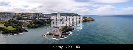 Ilfracombe, North Devon Drohne Luftpanorama-Foto Stockfoto