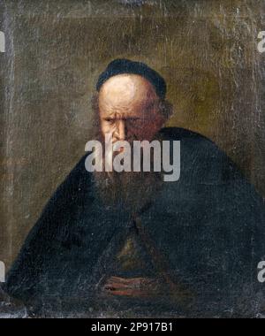 Aristoteles (384-322 v. Chr.), antiker griechischer Philosoph und Polymathematik, Porträt in Öl auf Leinwand von Johann Jakob Dorner dem Ältesten, vor 1813 Stockfoto
