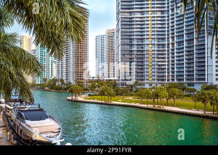 Wohnhäuser in miami, florida Stockfoto