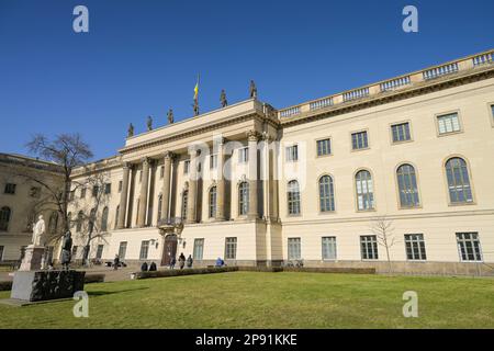 Hauptgebäude, Humboldt-Universität, Unter den Linden, Mitte, Berlin, Deutschland Stockfoto