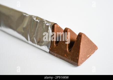 Schweizer Schokolade Toblerone Stockfoto