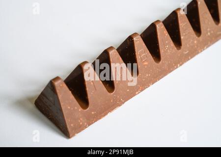 Schweizer Schokolade Toblerone Stockfoto