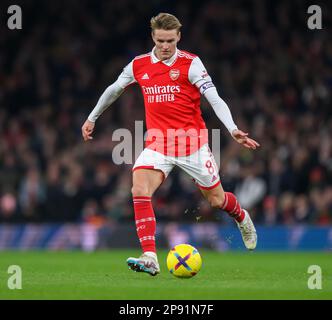 01. März 2023 - Arsenal gegen Everton - Premier League - Emirates Stadium Martin Odegaard von Arsenal während des Premier League-Spiels im Emirates Stadium, London. Bild : Mark Pain / Alamy Live News Stockfoto