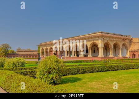 Arga Fort, öffentliche Halle, UNESCO-Weltkulturerbe in Indien Stockfoto
