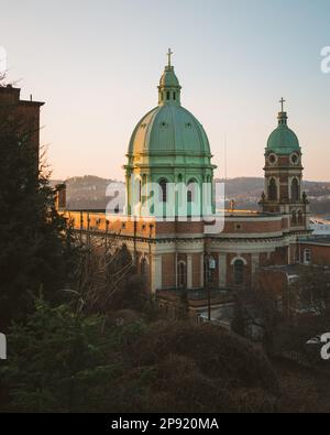 Makelloses Herz der Mary Church in Polish Hill, Pittsburgh, Pennsylvania Stockfoto