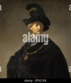 Alter Mann mit Goldkette 1631 von Rembrandt Stockfoto