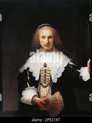 Agatha Bas (1611-58) 1641 von Rembrandt Stockfoto