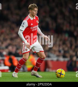 01. März 2023 - Arsenal gegen Everton - Premier League - Emirates Stadium Martin Odegaard von Arsenal während des Premier League-Spiels im Emirates Stadium, London. Bild : Mark Pain / Alamy Live News Stockfoto